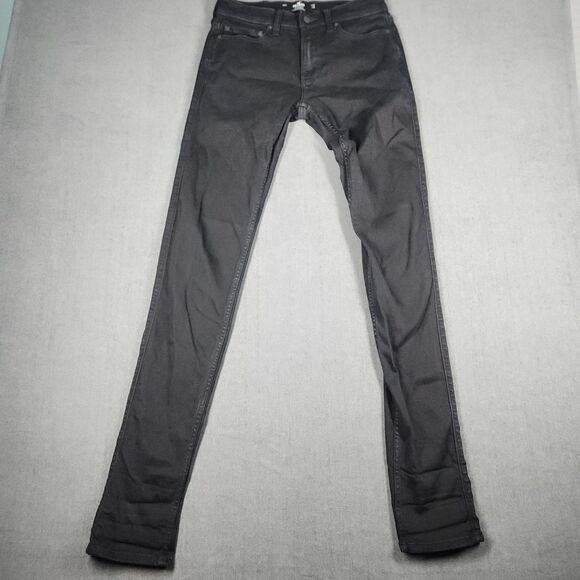 Hollister Jeans Mens 28x34 Black Dark Wash Stretch Stacked Skinny - Picture 1 of 11
